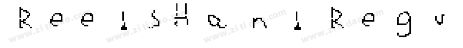 ReedsHand Regular字体转换